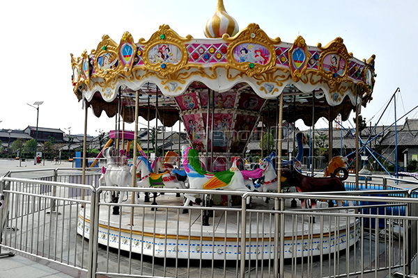 Carnival playground carousel horses for sale