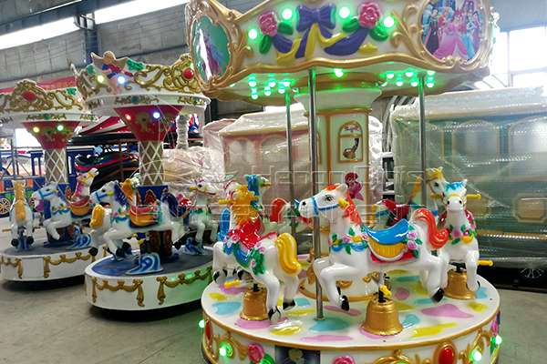Dinis coin operated mini carnival carousel for sale