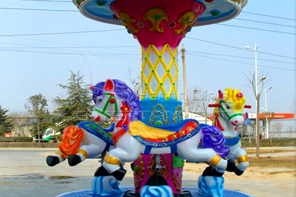 Electric 3 horses carousel is available in Dinis