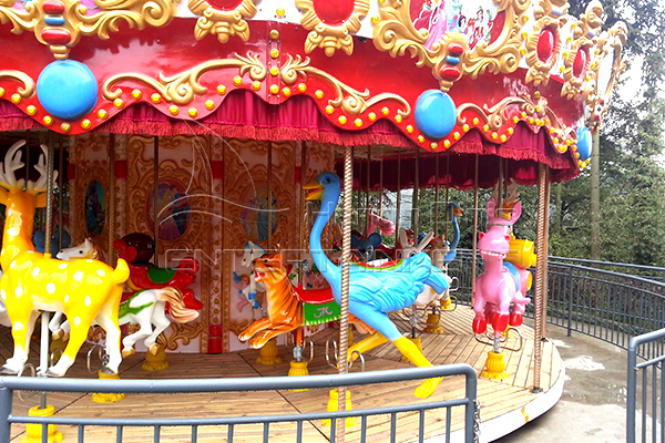 Full size amusement park 36 horse carnival carousel