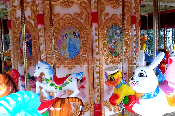Full size indoor 36 horse carnival carousel