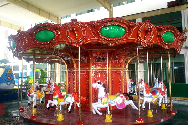 Vintage carousel horse for sale is available in Dinis amusement manufacturer