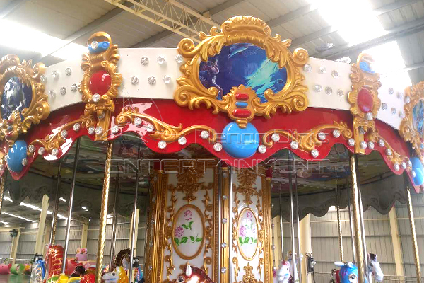 vintage amusement park carousel for sale