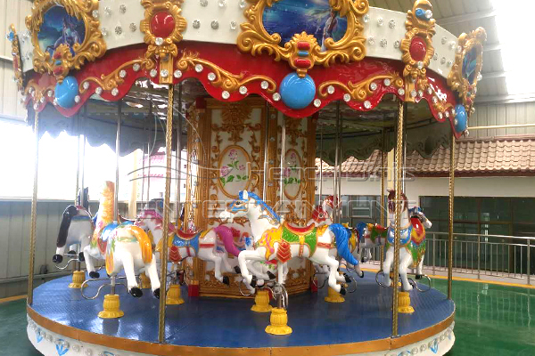 vintage carnival ride on horse is available in Dinis
