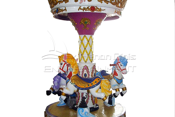 3 seats Dinis animal pony carousel for sale