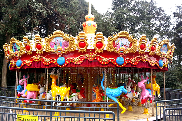 36 seats animal merry go round is available in Dinis