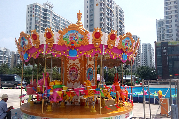 Dinis forest park carousel amusement village