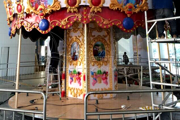 Royal antique fiberglass carousel for sale