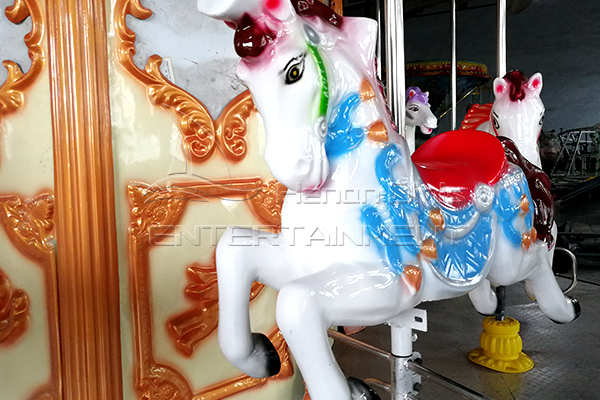Vivid Horse of Vintage Carousel from Dinis Manufacturer