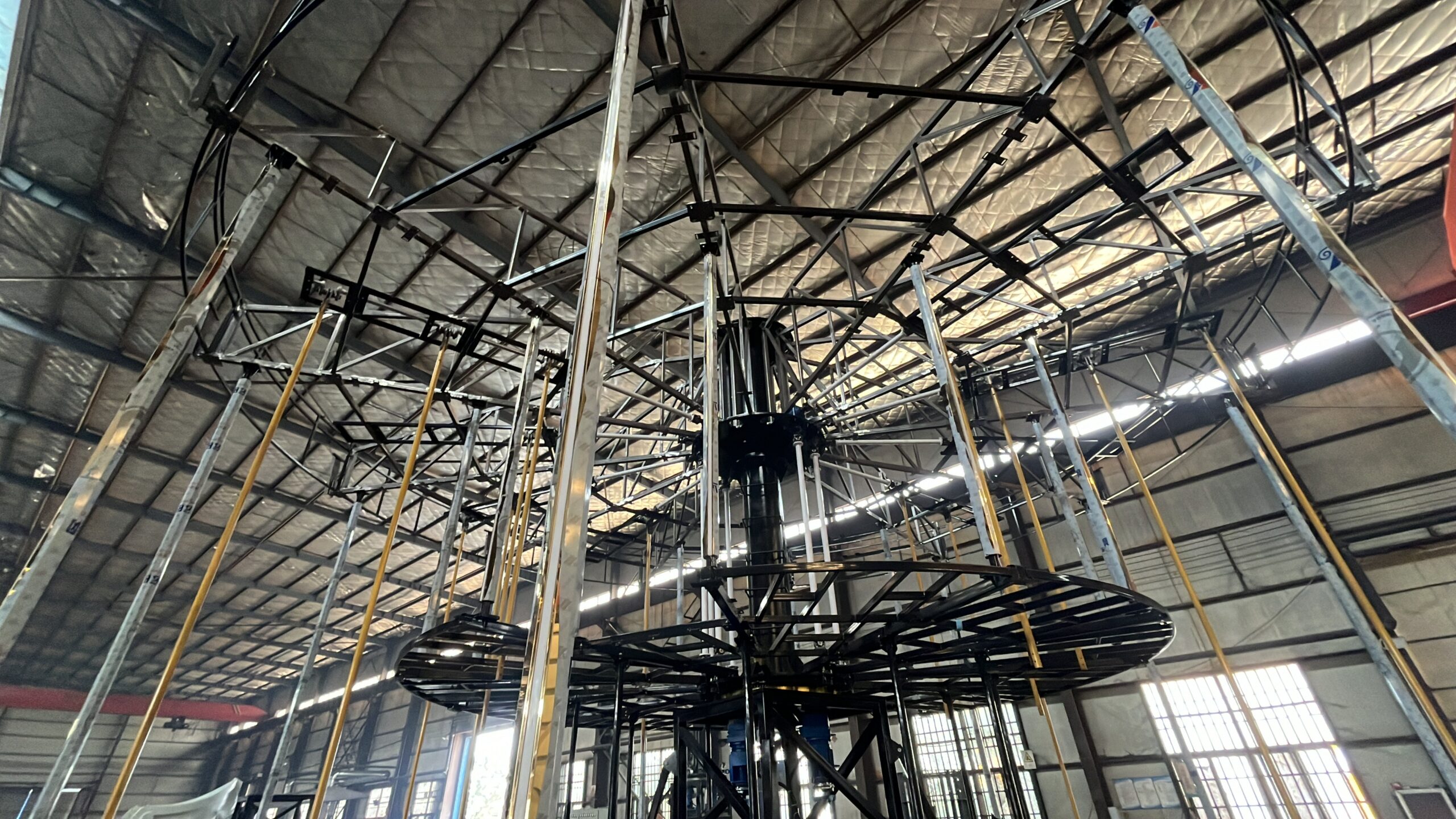 Two Story Carnival Carousel Park Rides in Manufacturing from DINIS