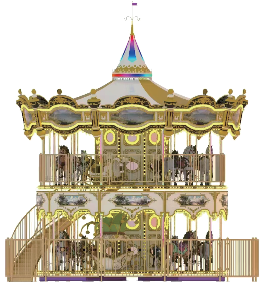 48-Seat Double Decker Carousel view 6