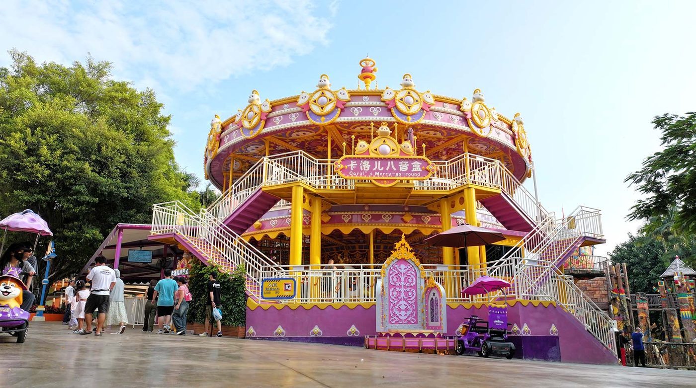 92-Seat Luxury Double Decker Carousel view 4