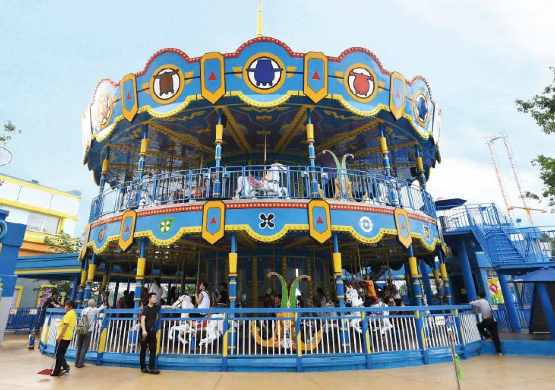 92-Seat Luxury Double Decker Carousel view 5